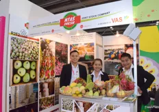 Mr Dennis Nghia Than Trong (a member of the board) and his colleagues from Viet Agricultural Science.